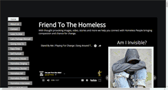 Desktop Screenshot of friendtothehomeless.org